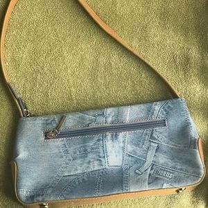 Cute Light blue “jeans” detailed purse.